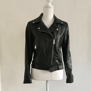 Elodie Black Leather Jacket
